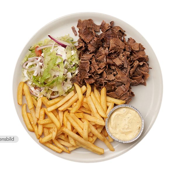Kebabtallrik Med Pommes